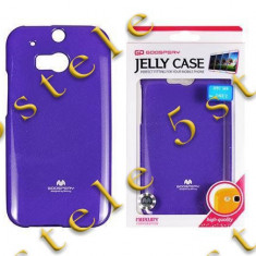 Husa Mercury Jelly HTC One2 M8 Violet Blister