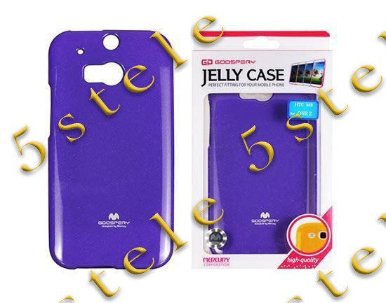 Husa Mercury Jelly HTC One2 M8 Violet Blister