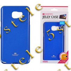 Husa Mercury Jelly Samsung N920 Galaxy Note 5 Blue Blister