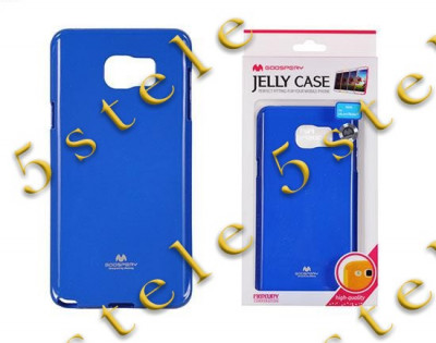 Husa Mercury Jelly Samsung N920 Galaxy Note 5 Blue Blister foto