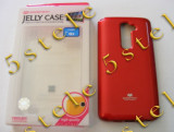 Husa Mercury Jelly LG G2 Rosu Blister, Alt model telefon LG, Silicon