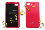 Husa Mercury Jelly Apple iPhone 4/4S Hot Pink Blister, Roz, Silicon