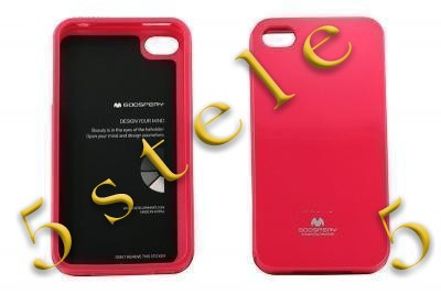 Husa Mercury Jelly Apple iPhone 4/4S Hot Pink Blister foto
