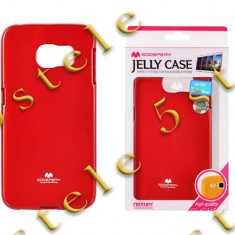 Husa Mercury Jelly Samsung G928 Galaxy S6 Edge+ Rosu Blister