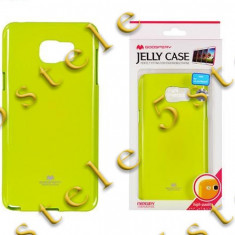 Husa Mercury Jelly Samsung N920 Galaxy Note 5 Lime Blister