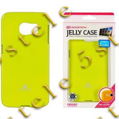 Husa Mercury Jelly Samsung G925 Galaxy S6 Edge Verde Blister