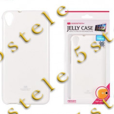 Husa Mercury Jelly HTC Desire 820 Alb Blister