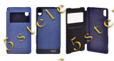 Husa Mercury WOW Bumper Samsung i9500 Galaxy S4 Blue Blister, Albastru, Samsung Galaxy S4, Cu clapeta