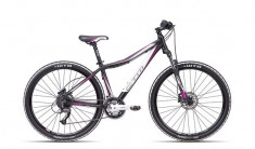 Bicicleta dama CTM Charisma 3.0, 2016, cadru 16&amp;quot;, negru mat / violet MLB037.29 foto