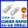 BEC AUTO LED LEDURI T20 W21W - 50W CREE DRL MARSARIER SEMNALIZARE POZITIE FRANA, Universal