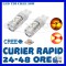 BEC AUTO LED LEDURI T20 W21W - 50W CREE DRL MARSARIER SEMNALIZARE POZITIE FRANA