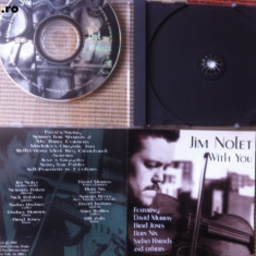 jim nolet with you cd disc muzica jazz contemporan violinist vioara 1993 VG+