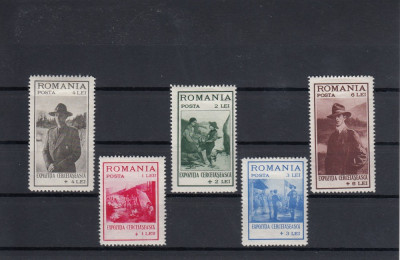 ROMANIA 1931 LP 93 EXPOZITIA CERCETASEASCA SERIE CU SARNIERA foto