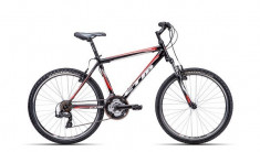 Bicicleta MTB CTM Rebel 1.0, 2016, cadru 20&amp;quot;, negru / rosu MLB036.49 foto