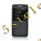 Husa Flip Carte S-View Etui Samsung S7560 Galaxy Trend Negru, Alt model telefon Samsung, Cu clapeta