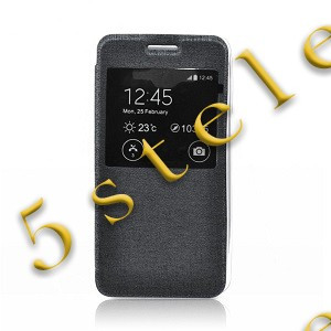 Husa Flip Carte S-View Etui Samsung S7560 Galaxy Trend Negru foto