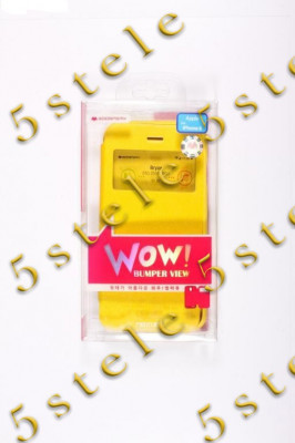 Husa Mercury WOW Bumper Apple iPhone 6 4,7&amp;quot; Galben Blister foto