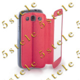 Husa Smart View Apple iPhone 4 / 4S Pink, Roz, iPhone 4/4S, Cu clapeta