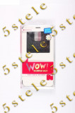 Husa Mercury WOW Bumper Samsung N910 Galaxy Note 4 Alb, Alt model telefon Samsung, Cu clapeta