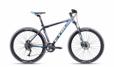 Bicicleta CTM Quadra 3.0 , negru/bleo mat , cadru 18&amp;quot; MLB032.75 foto