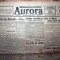 ZIAR VECHI - AURORA - 18 SEPTEMBRIE 1925