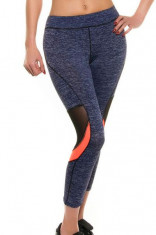 CL573 Leggings sport, cu decupaje din plasa foto