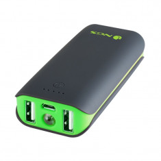 Acumulator portabil Duo USB NGS, 4400 mAh, Verde foto