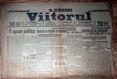 ZIAR VECHI - VIITORUL -28 DECEMBRIE 1920 foto