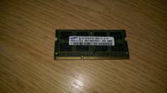 Placuta memorie laptop DDR3 Samsung 2 gb PC3-8500S 1066 Mhz foto