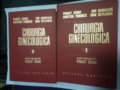 CHIRURGIA GINECOLOGICA - SARBU ,PANDELE , CHIRICUTA, SETLACEC - 2 VOLUME - 1981 foto