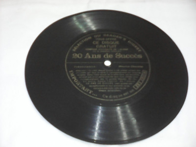 FLEXI DISC SELECTION DU READER&amp;#039;S DIGEST DISQUE GRATUIT 20 ANS DE SUCCES RAR!!! foto