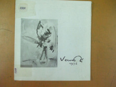 Veress Pal catalog expozitie acuarele Oradea 1975 foto