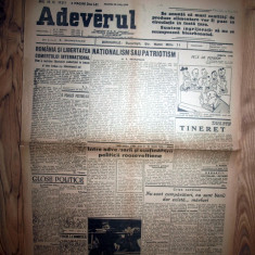 ZIAR VECHI - ADEVERUL / ADEVARUL - 20 IULIE 1946