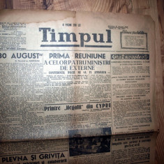 ZIAR VECHI - TIMPUL - 31 AUGUST 1946