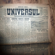 ZIAR VECHI - UNIVERSUL - 7 AUGUST 1940