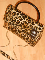 GENTI FIRMA MODEL ANIMAL PRINT/PIELE LACUITA /EDITIE LIMITATA/FRANCE foto