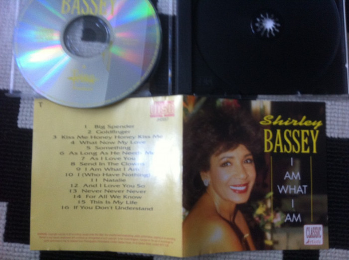 Shirley Bassey I Am What I Am 1996 album cd disc muzica pop soul jazz lounge VG+
