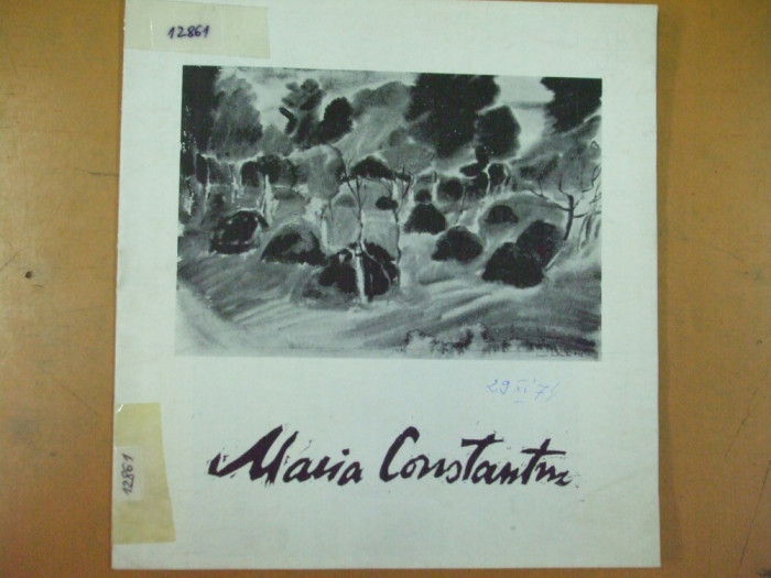 Maria Constantin acuarela desen expozitie Bucuresti 1974 Simeza