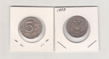 1998 Rusia 5 Ruble UNC, Europa, Cupru-Nichel