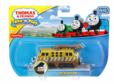 Trenulet locomotiva metalica Diesel 10 - Thomas&amp;amp;Friends Take N Play foto