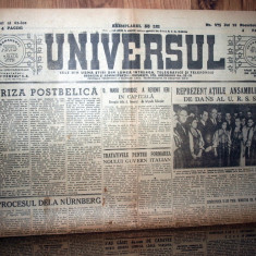 ZIAR VECHI - UNIVERSUL - 29 noiembrie 1945