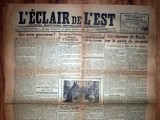 Cumpara ieftin ZIAR VECHI FRANCEZ - L ECLAIR DE L EST -22 IULIE 1925