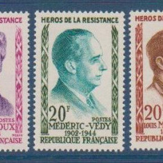 FRANTA 1950 -1960 LOT TIMBRE NESTAMPILATE