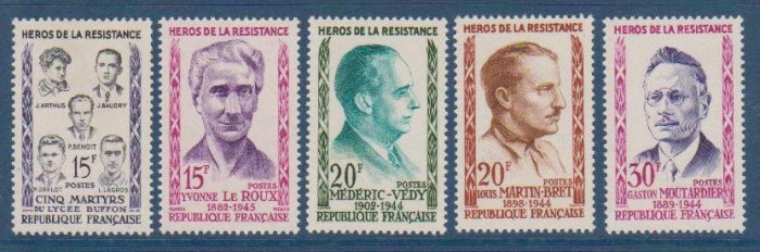 FRANTA 1950 -1960 LOT TIMBRE NESTAMPILATE