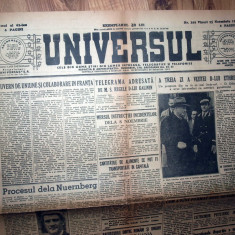 ZIAR VECHI - UNIVERSUL - 23 NOIEMBRIE 1945