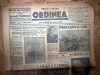Ziar Vechi Ordinea 6 Februarie - Colectie Ziare de Epoca Romania