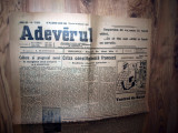 Cumpara ieftin ZIAR VECHI - ADEVERUL / ADEVARUL -9 OCTOMBRIE 1946