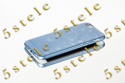 Husa Ultra Slim VIRAG Apple iPhone 4/4S Blue foto