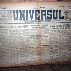 ZIAR VECHI - UNIVERSUL - 6 SEPTEMBRIE 1946