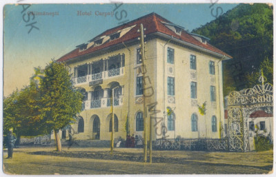 1913 - CALIMANESTI, Valcea, Hotel Carpati - old postcard - unused foto